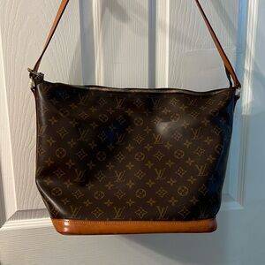 Vintage Louis Vuitton Monogram Leather Sharon Stone Shoulder Amfar Bag